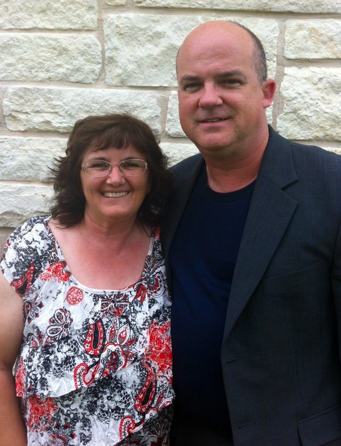 Lead pastors Carol and Paul Vincent standing together